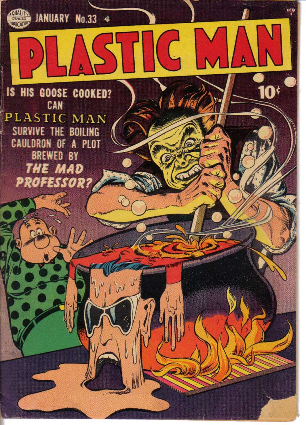 Comic Book Cover For Plastic Man 33
