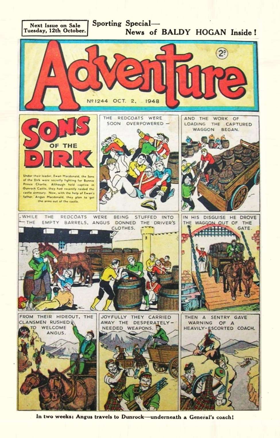 Comic Book Cover For Adventure 1244