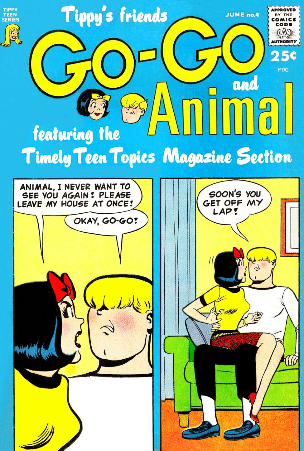 Comic Book Cover For Tippy's Friends Go-Go and Animal 4