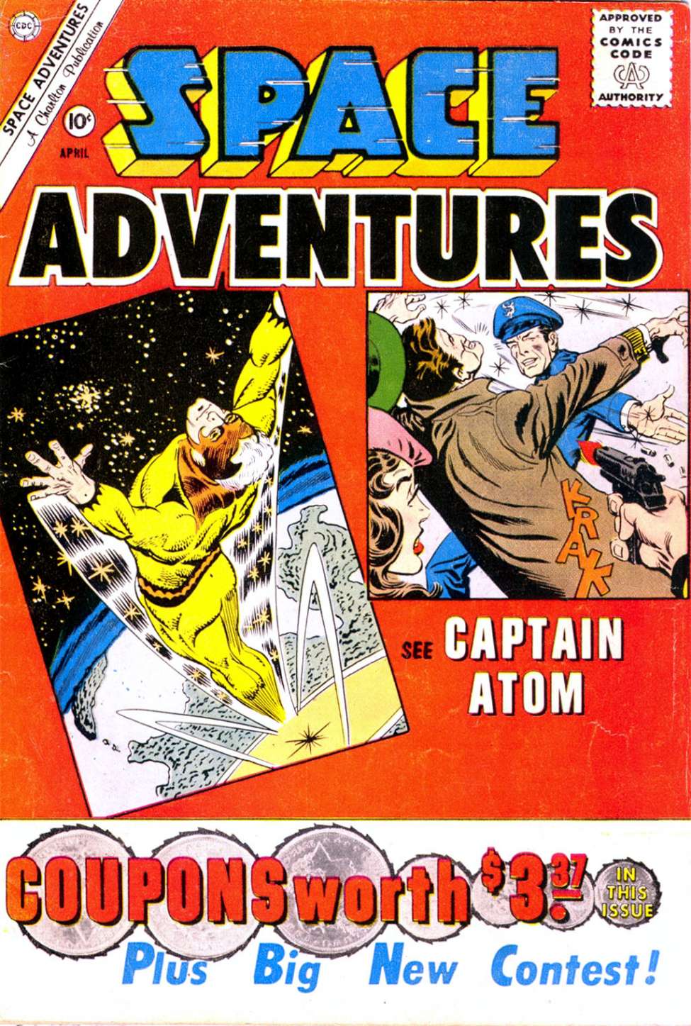 Comic Book Cover For Space Adventures 39