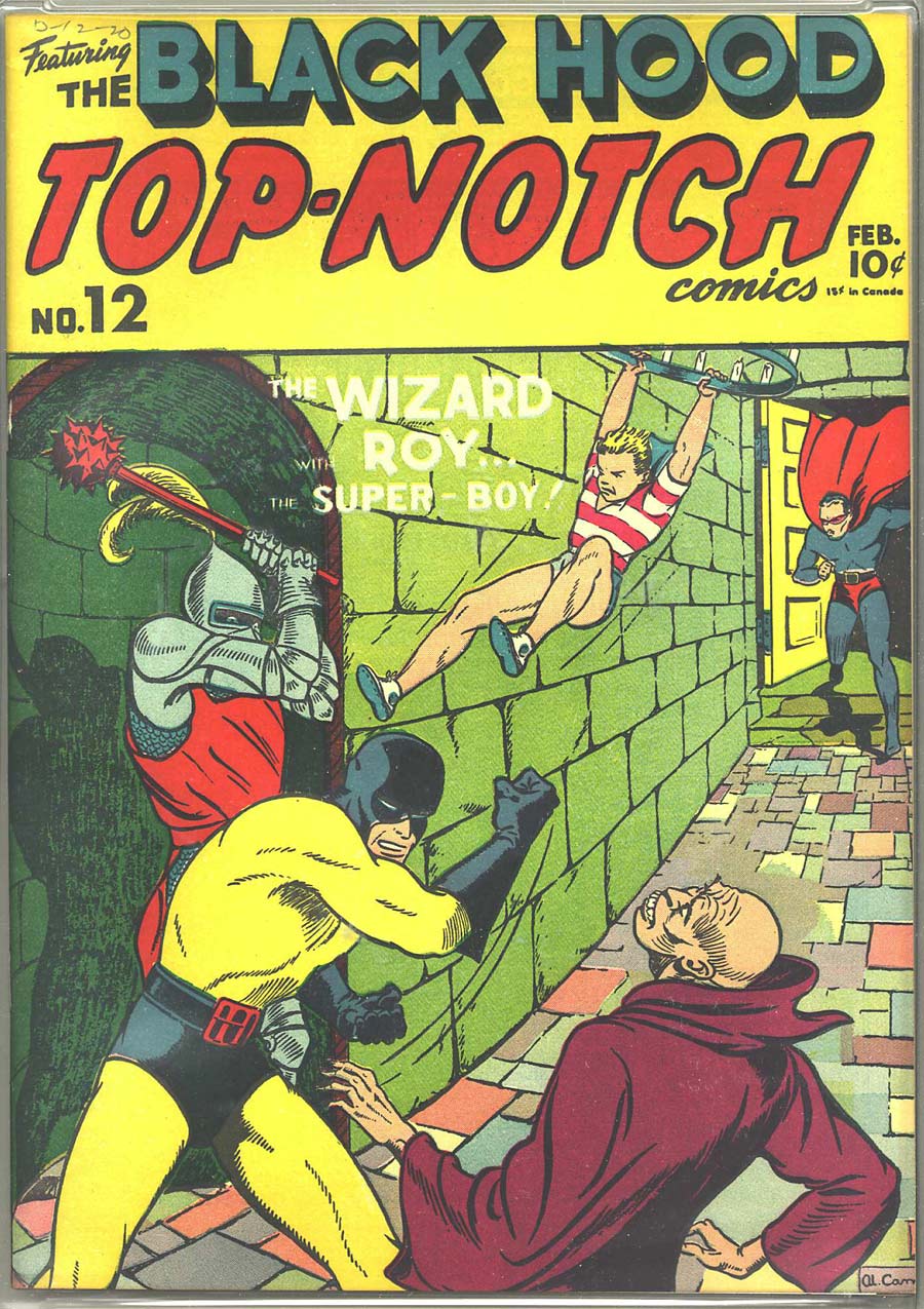 Comic Book Cover For Top Notch Comics 12