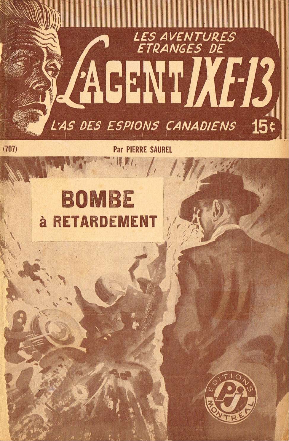 Book Cover For L'Agent IXE-13 v2 707 - Bombe à retardement