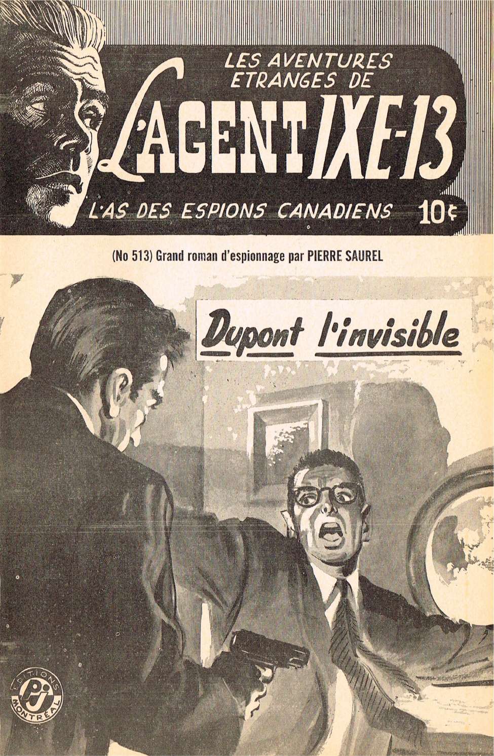 Book Cover For L'Agent IXE-13 v2 513 - Dupont l'invisible