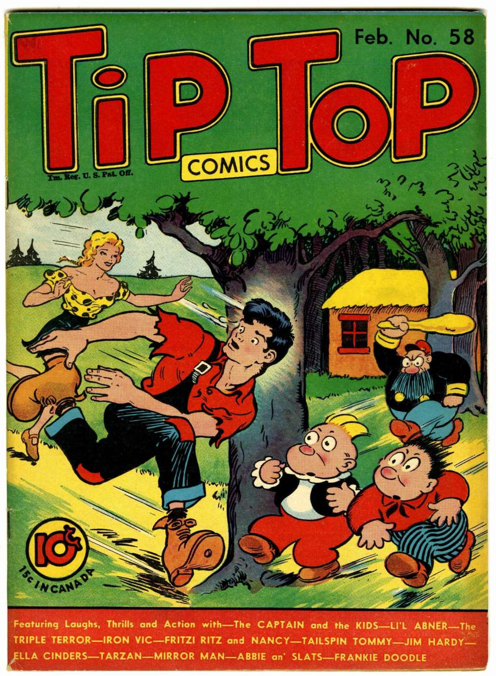 Book Cover For Tip Top Comics 58