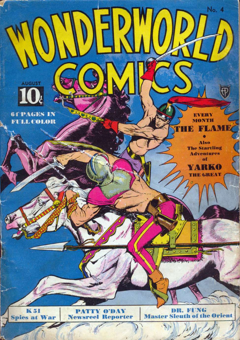 Book Cover For Wonderworld Comics 4