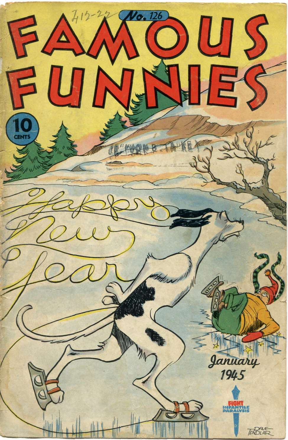Book Cover For Famous Funnies 126