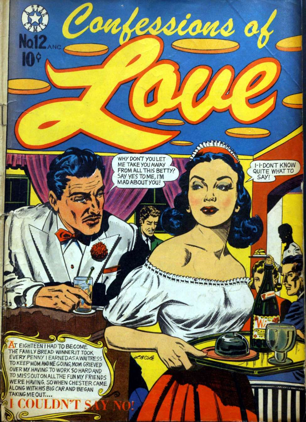 Comic Book Cover For Confessions of Love 12