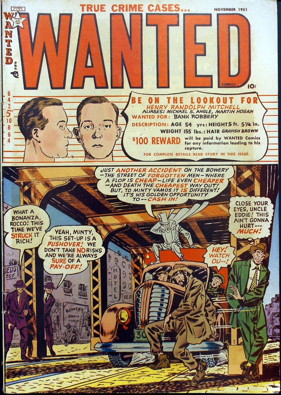 Comic Book Cover For Wanted Comics 43