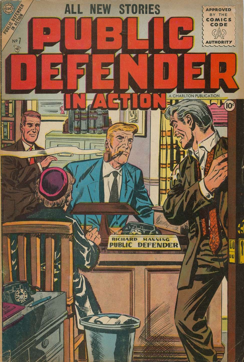 Comic Book Cover For Public Defender in Action 7