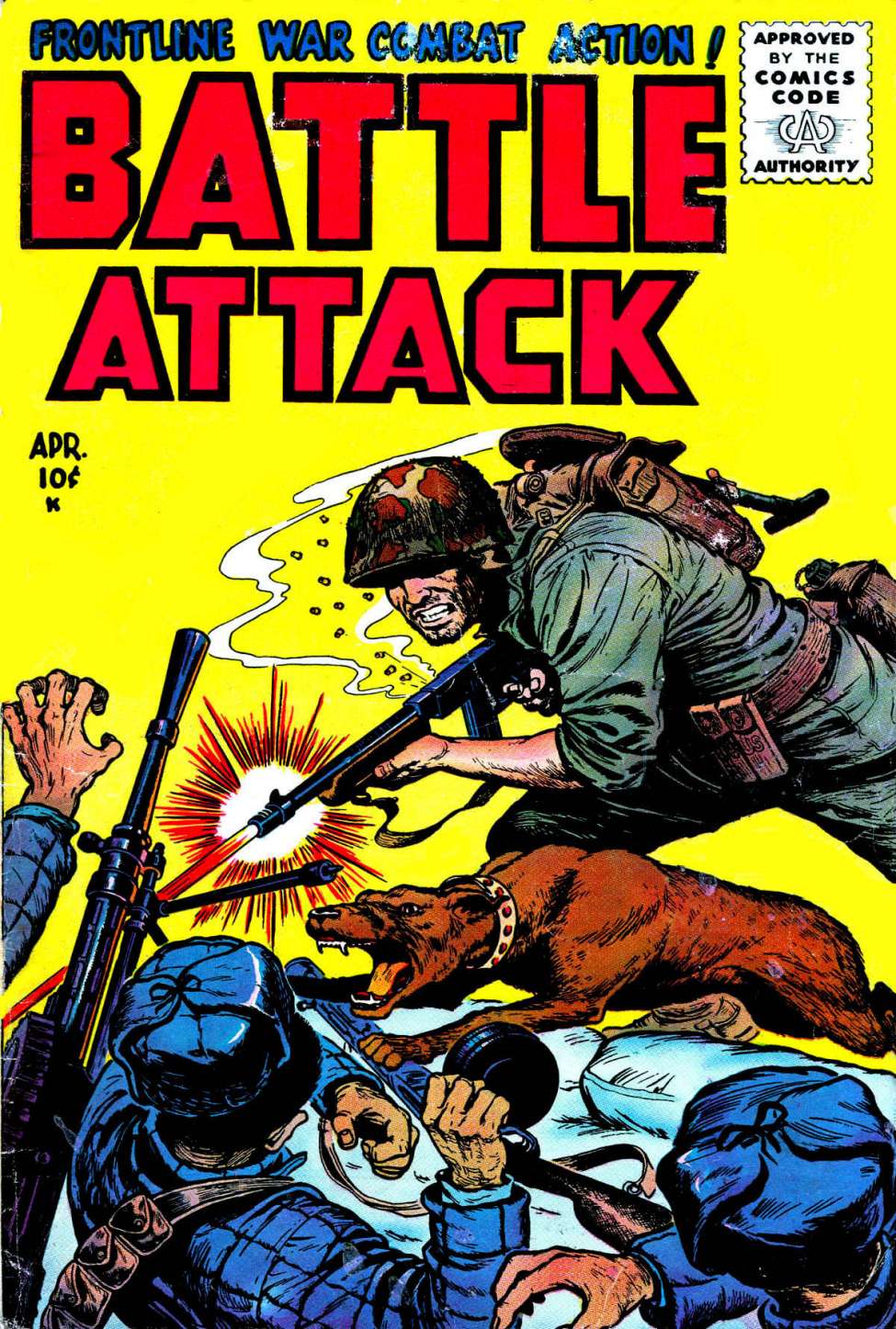 Comic Book Cover For Battle Attack 4