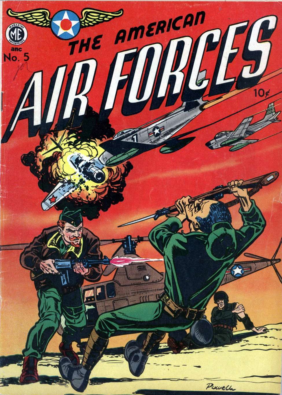 Comic Book Cover For American Air Forces 5