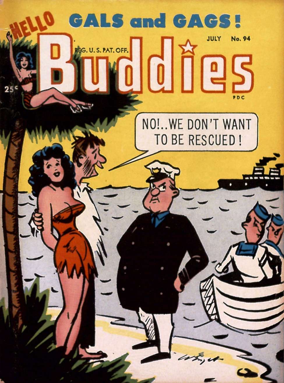 Comic Book Cover For Hello Buddies 94