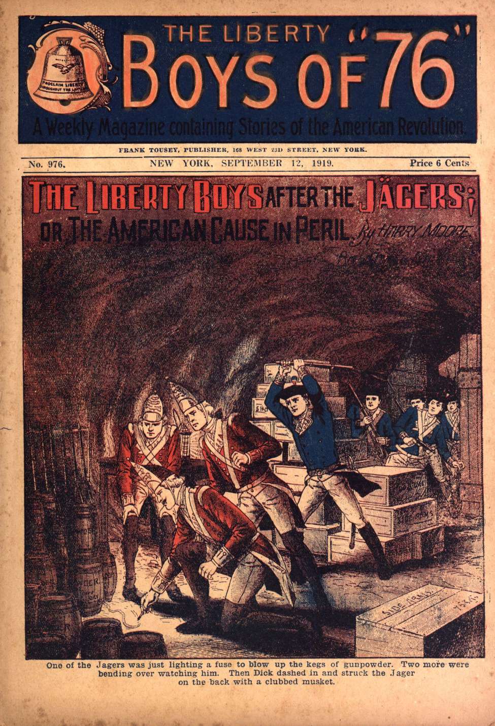 Book Cover For The Liberty Boys of 76 976 - The Liberty Boys after the Jagers