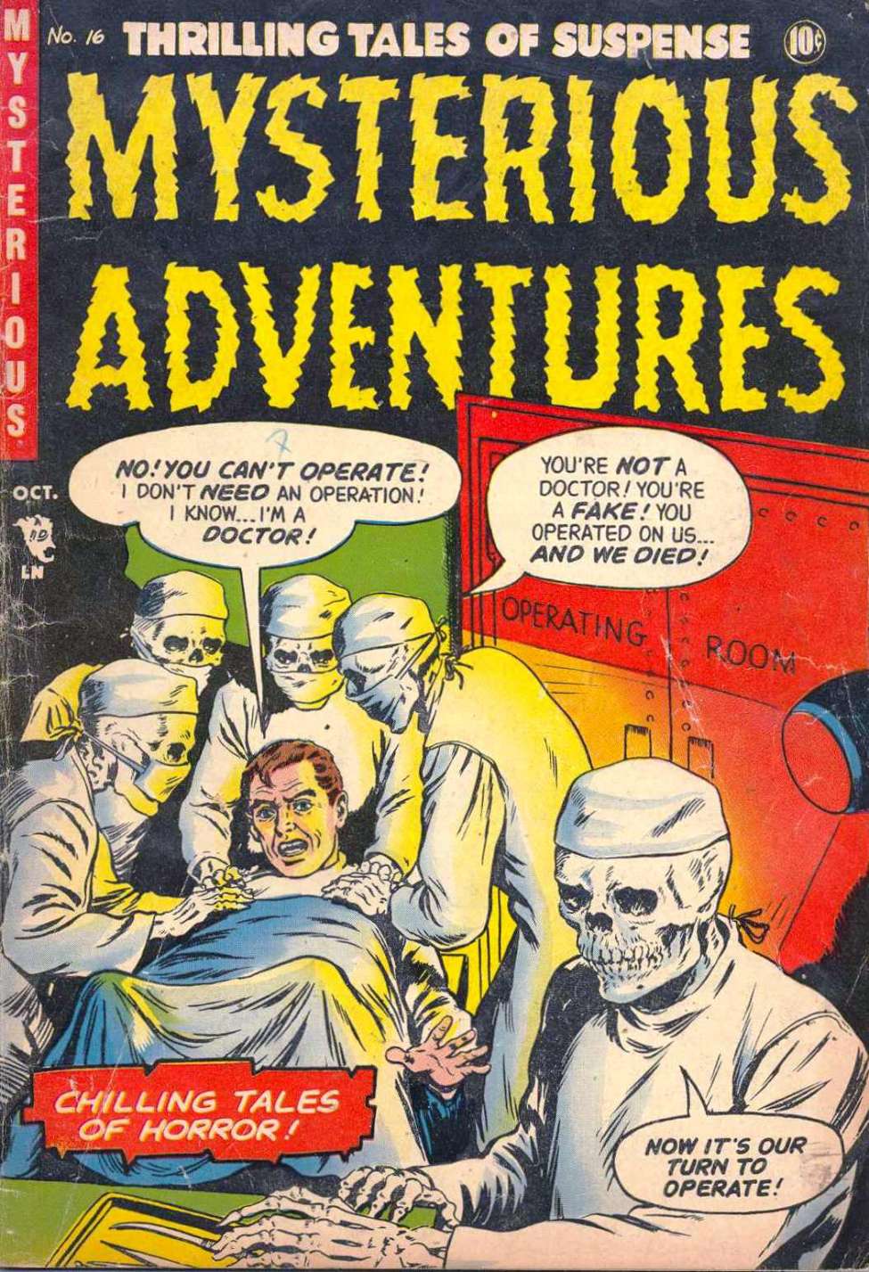 Comic Book Cover For Mysterious Adventures 16