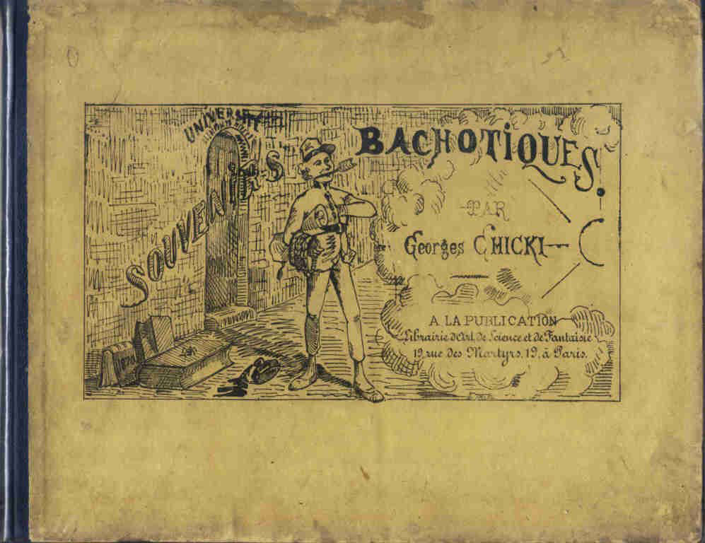 Comic Book Cover For Souvenirs Bachotiques
