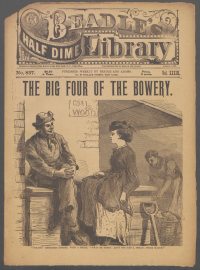 Large Thumbnail For Beadle's Half Dime Library 837 - The Big Four of the Bowery