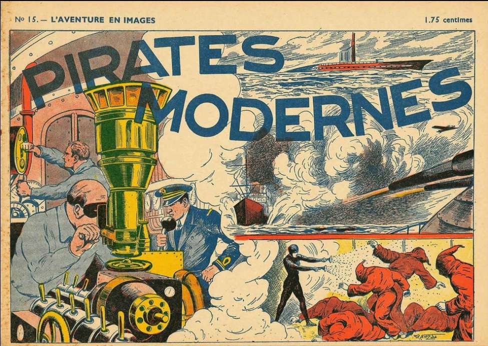 Comic Book Cover For L'aventure en images 15 - Pirates Modernes