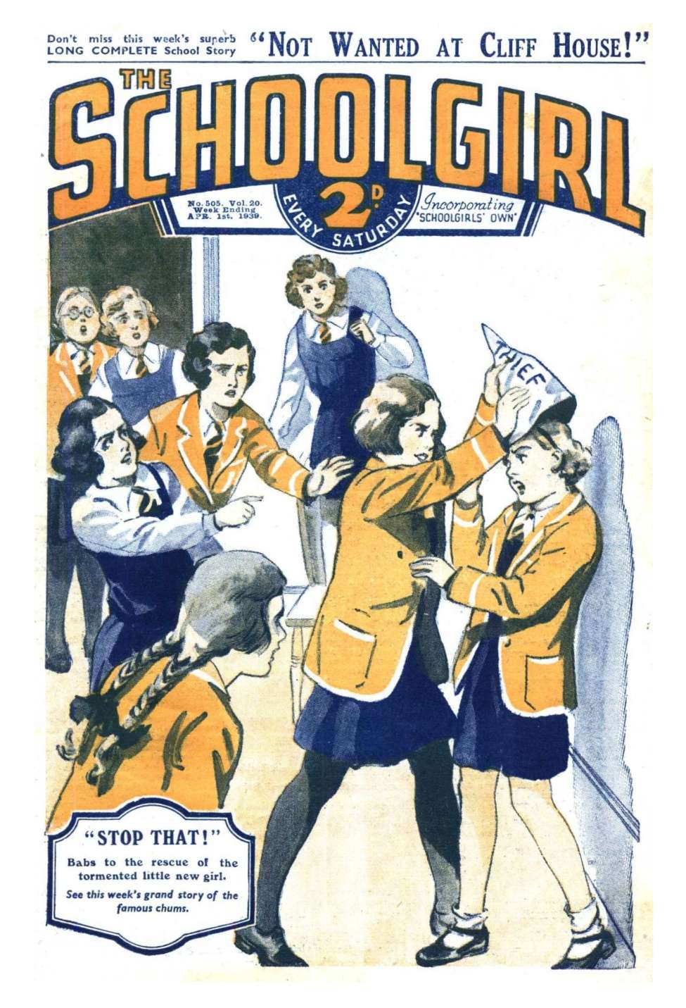 Book Cover For The Schoolgirl 505