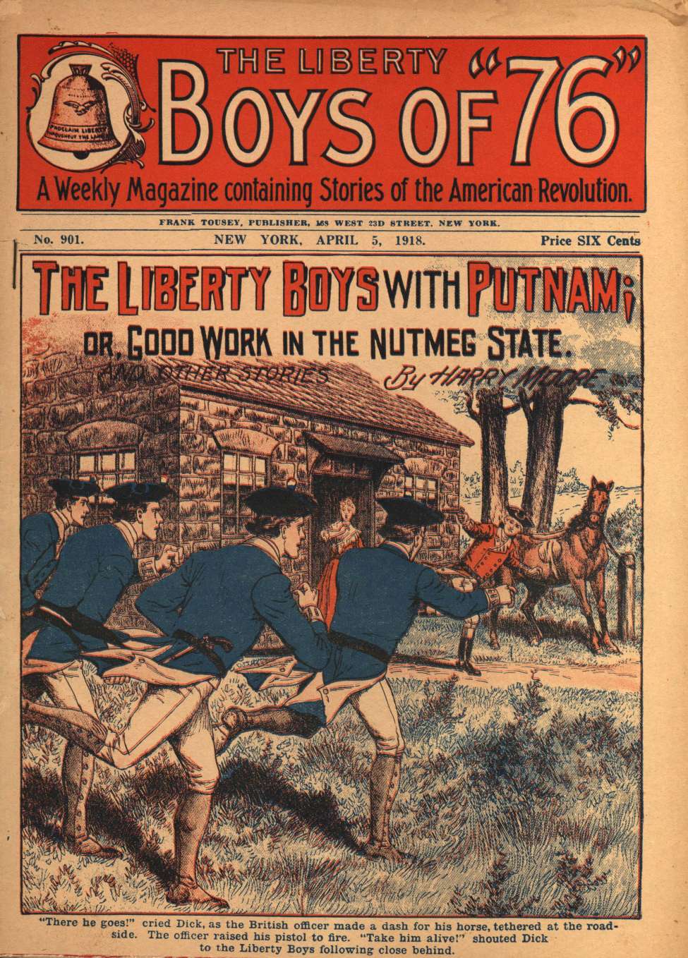 Book Cover For The Liberty Boys of 76 901 - The Liberty Boys with Putnam