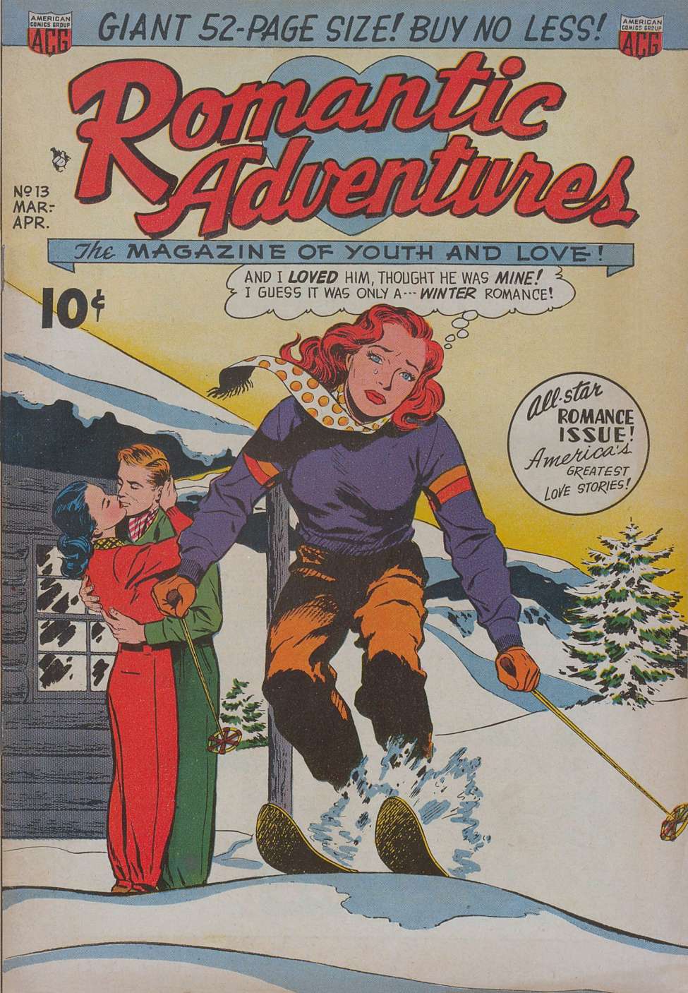 Comic Book Cover For Romantic Adventures 13