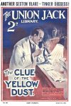 Cover For Union Jack 939 - The Clue of the Yellow Dust