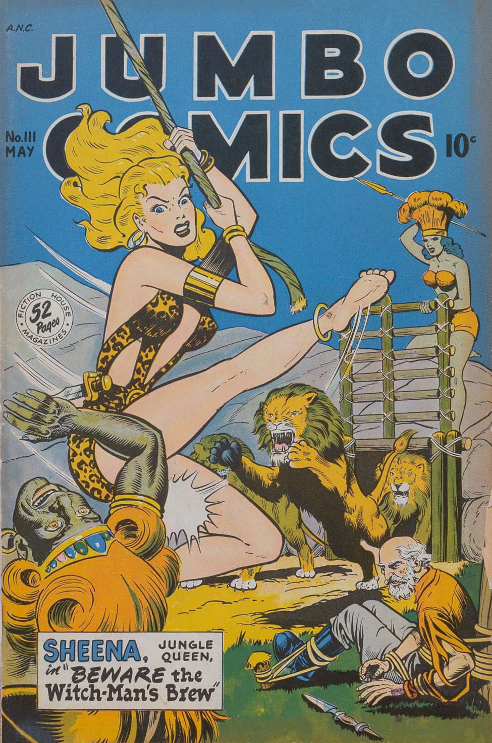 Comic Book Cover For Jumbo Comics 111