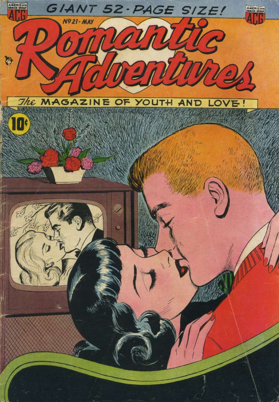 Comic Book Cover For Romantic Adventures 21