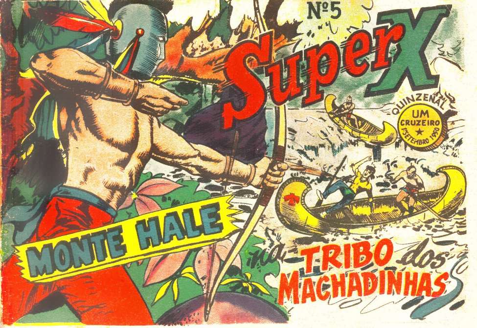 Comic Book Cover For Super-X 5 - A tribo dos machadinhas