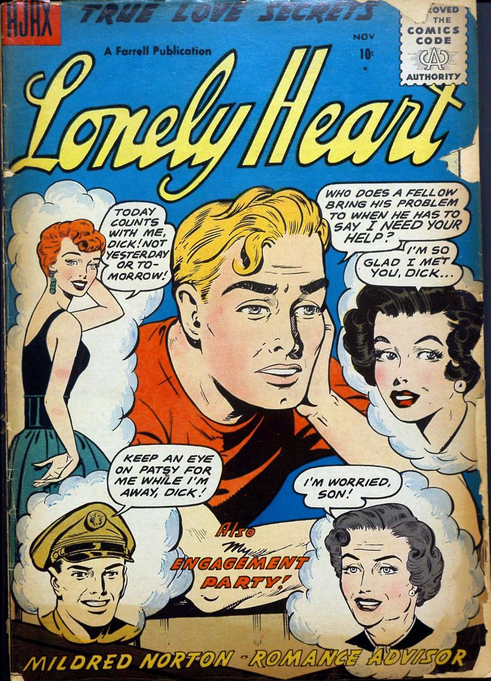 Comic Book Cover For Lonely Heart 13