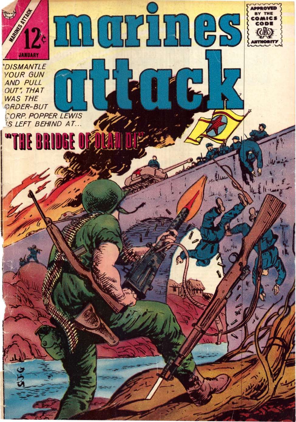 Comic Book Cover For Marines Attack 3