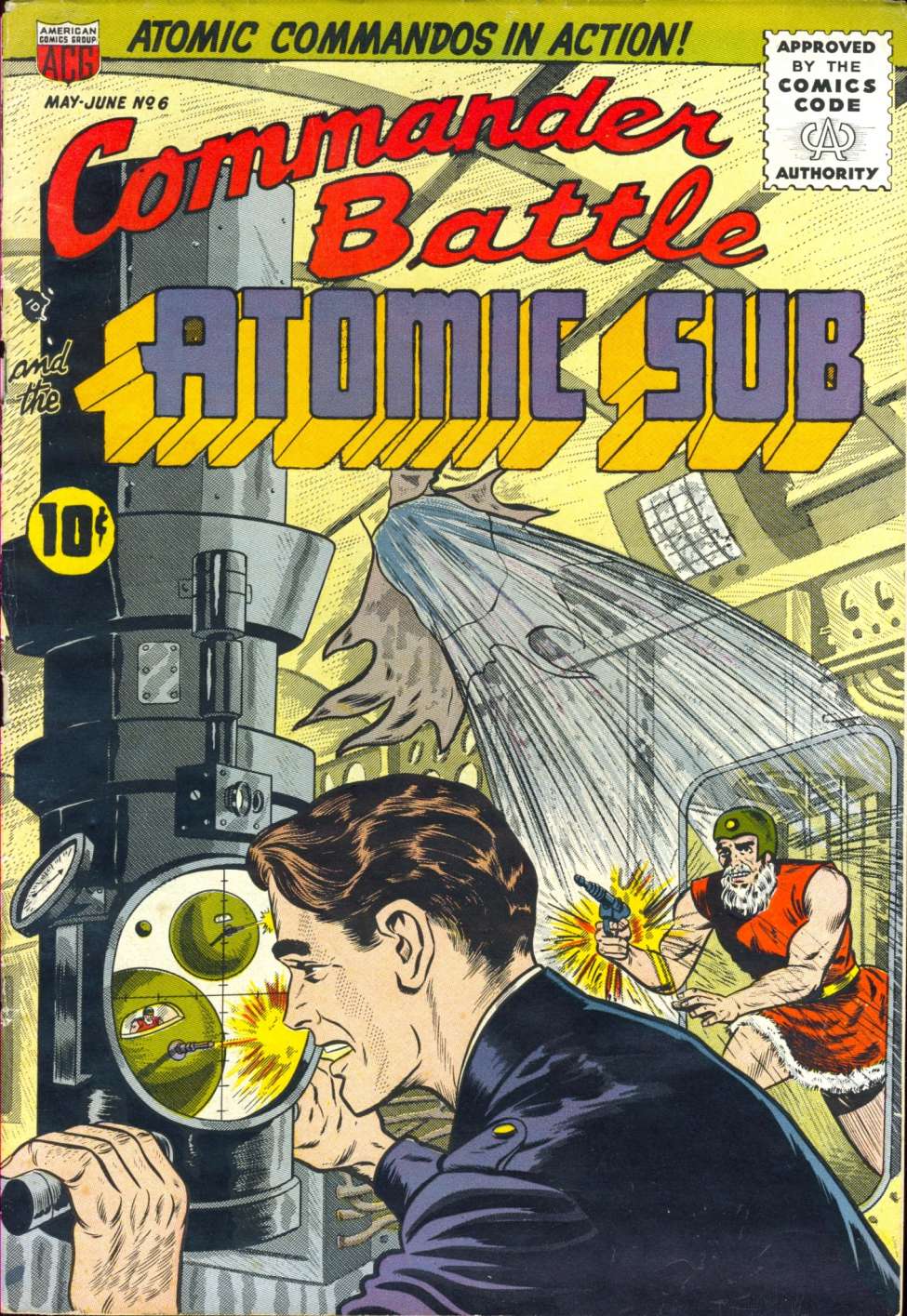 Book Cover For Commander Battle and the Atomic Sub 6