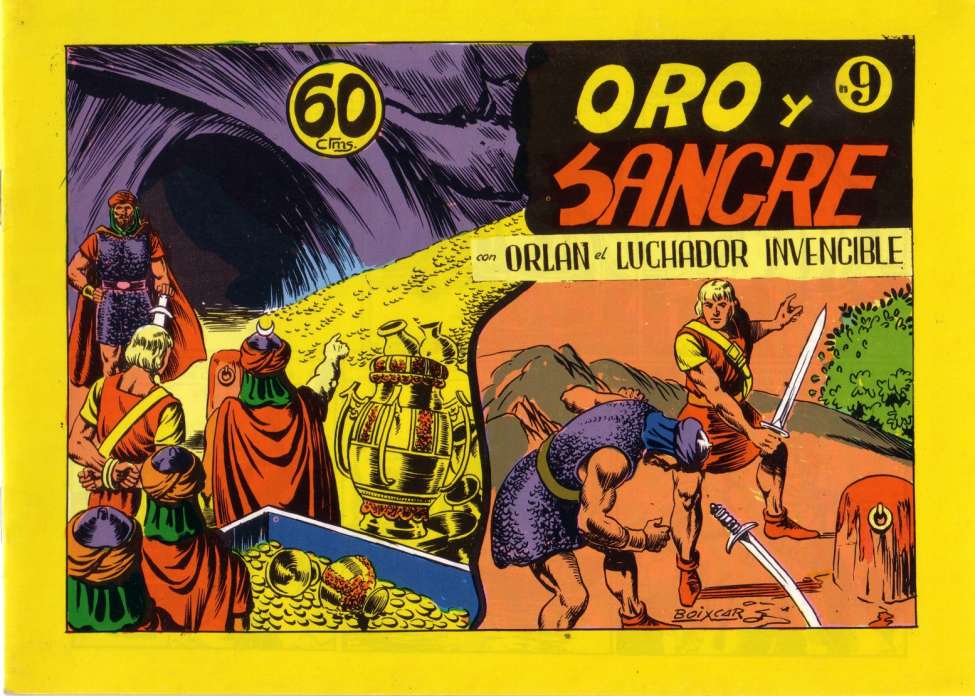 Book Cover For Orlan el Luchador Invencible 9 - Oro Y Sangre