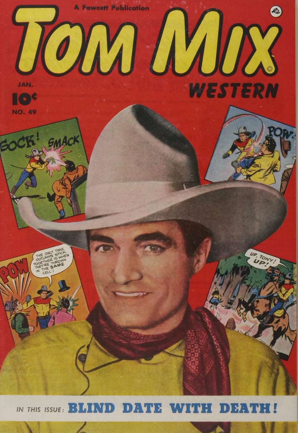 Comic Book Cover For Tom Mix Western 49