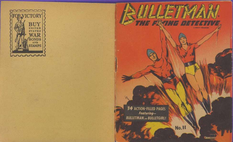 Comic Book Cover For Mighty Midget Comics - Bulletman