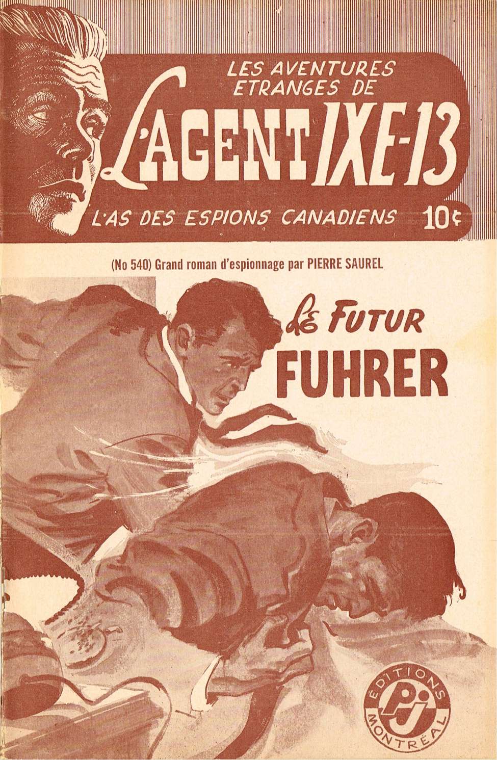 Book Cover For L'Agent IXE-13 v2 540 - Le futur führer