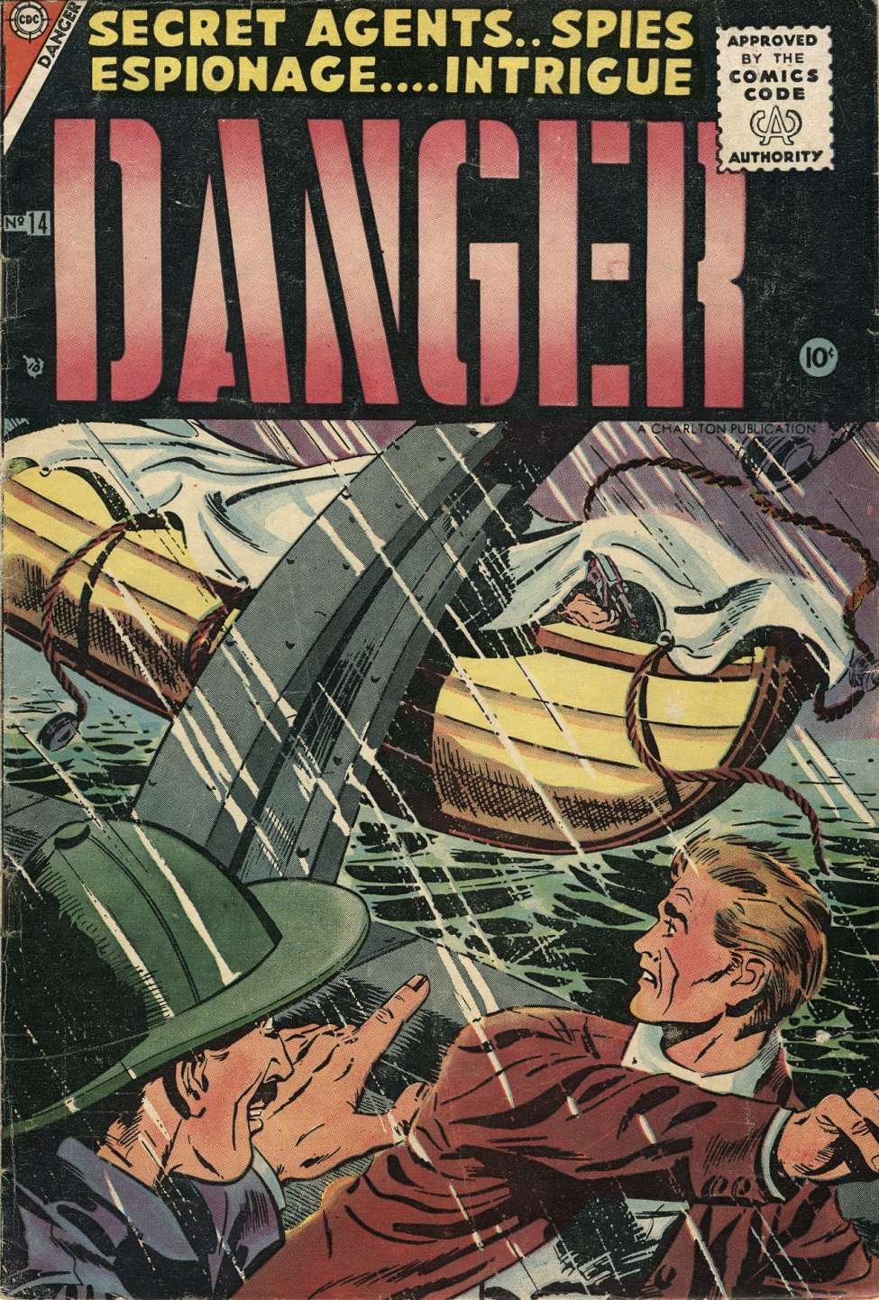 Comic Book Cover For Danger 14