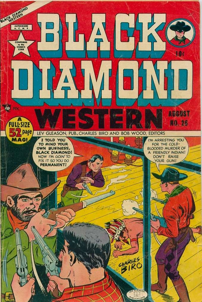 Comic Book Cover For Black Diamond Western 26