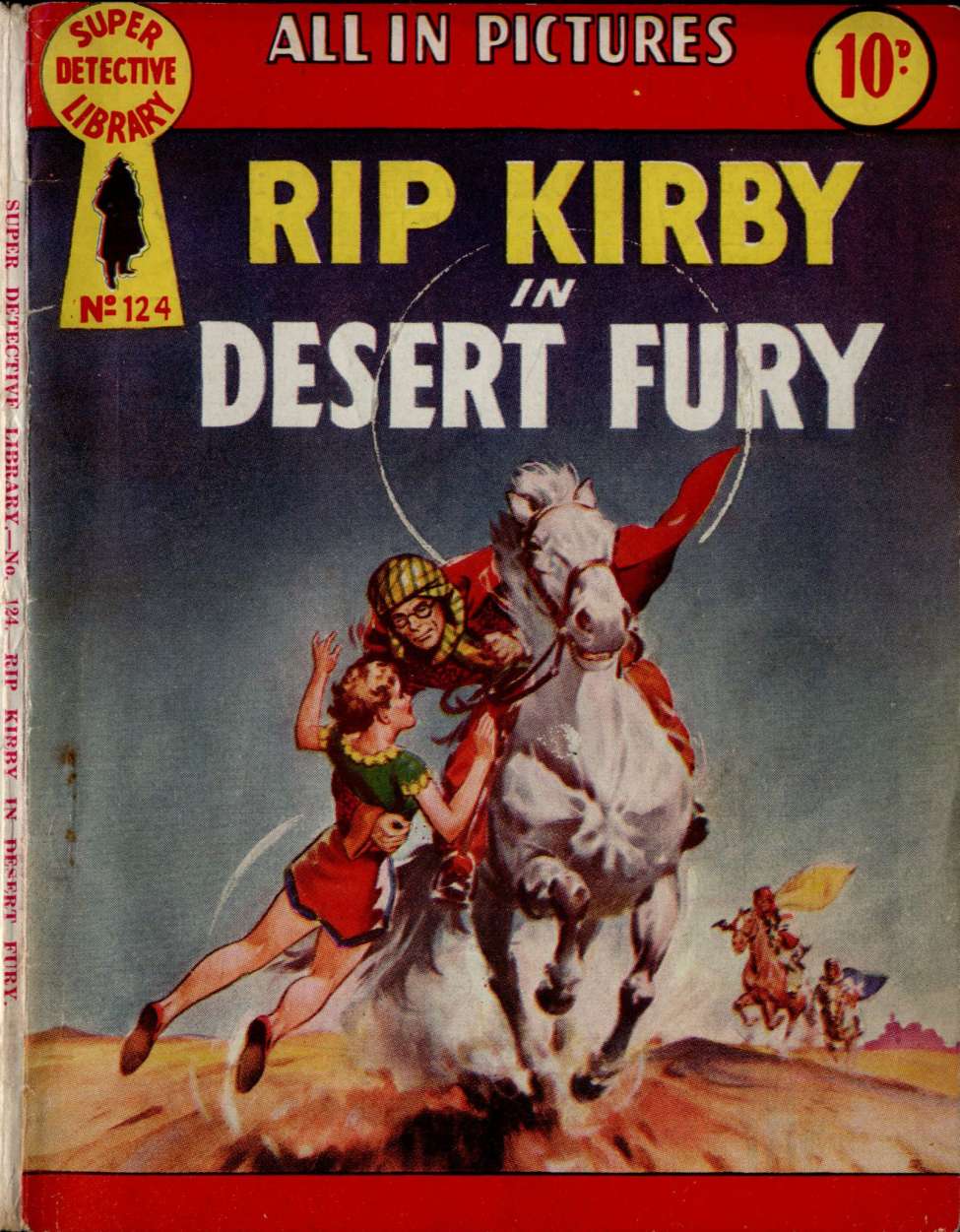 Book Cover For Super Detective Library 124 - Desert Fury