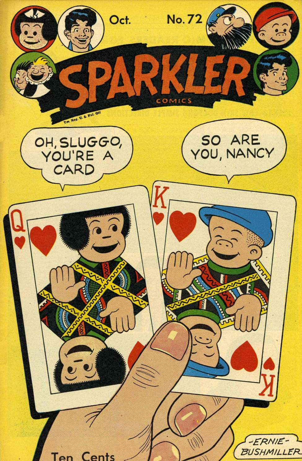 Book Cover For Sparkler Comics 72