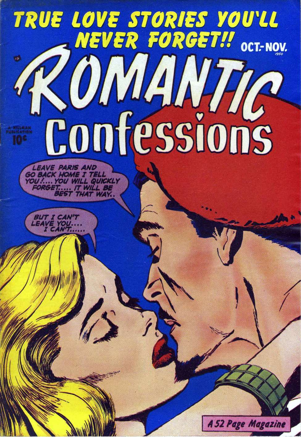 Comic Book Cover For Romantic Confessions v1 11