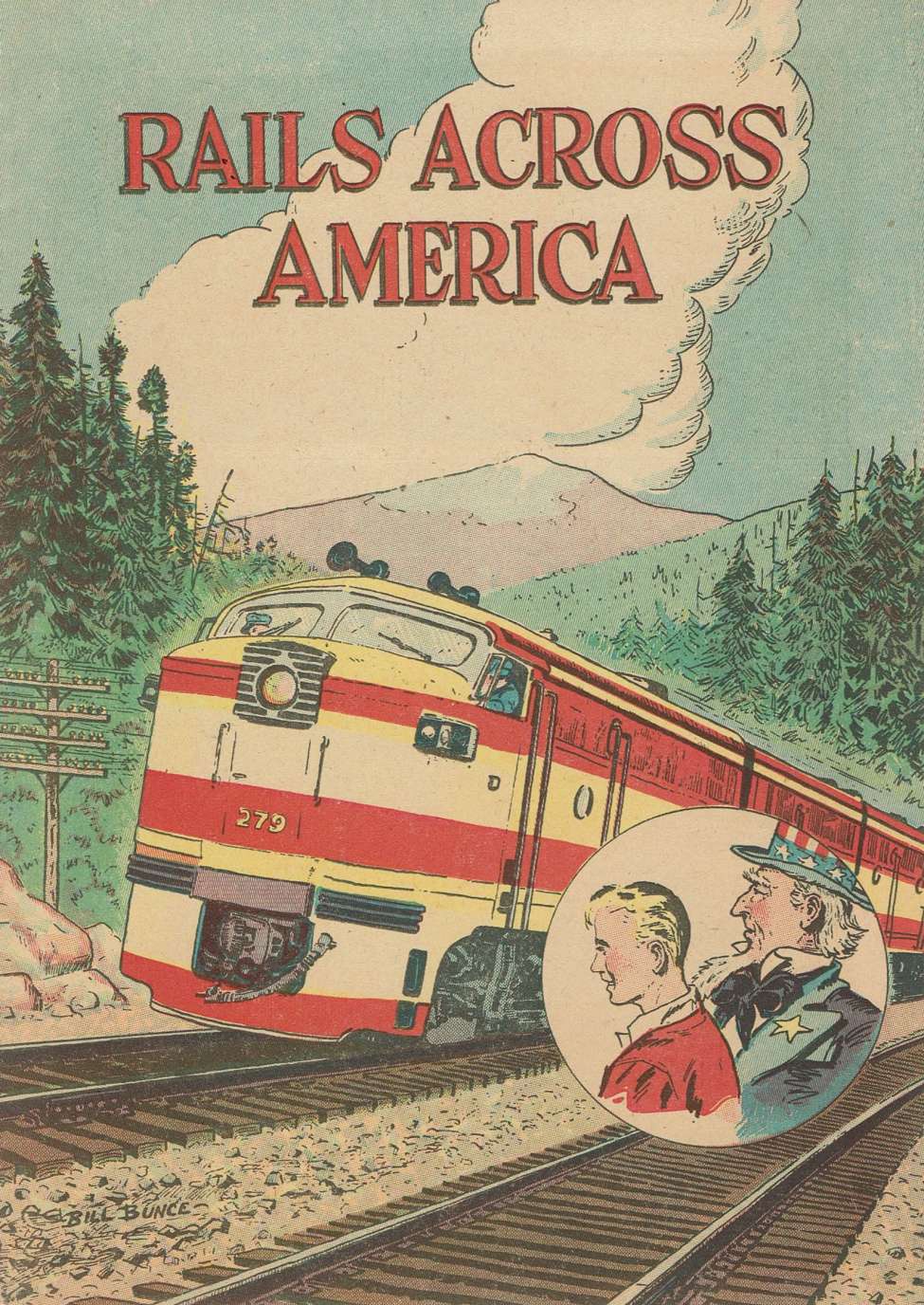 Book Cover For Rails Across America - Version 2
