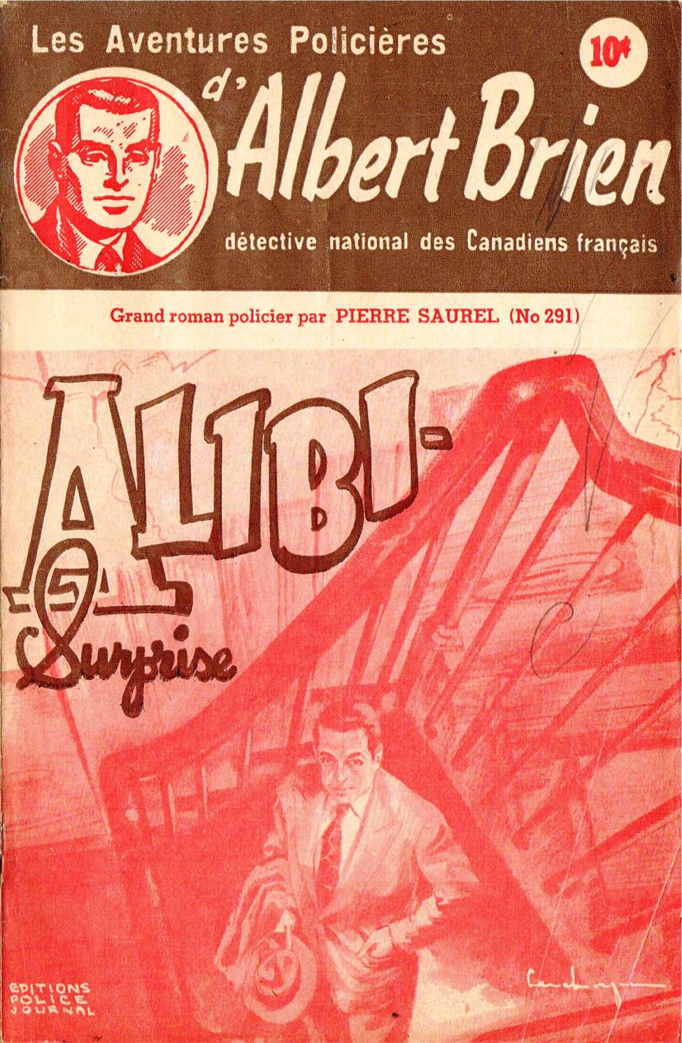 Comic Book Cover For Albert Brien v2 291 - Alibi surprise