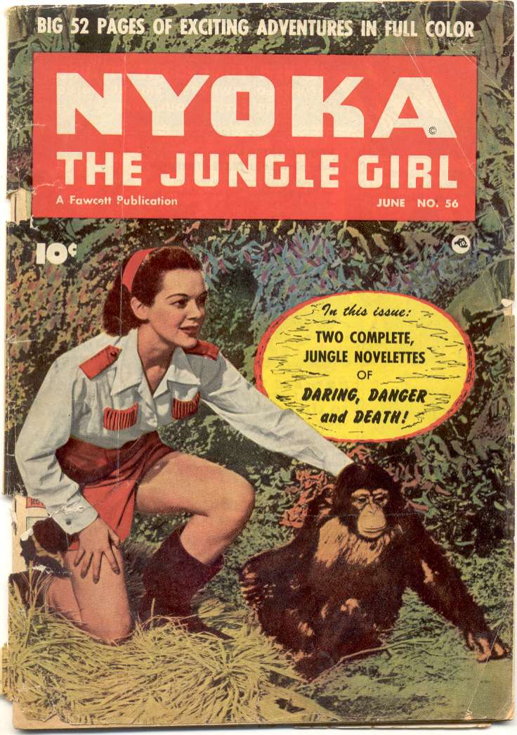 Comic Book Cover For Nyoka the Jungle Girl 56 - Version 1