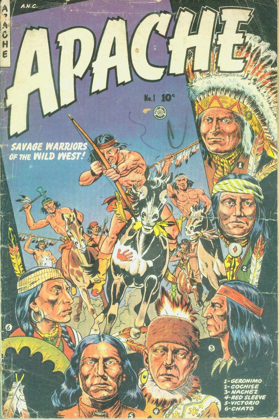 Comic Book Cover For Apache 1