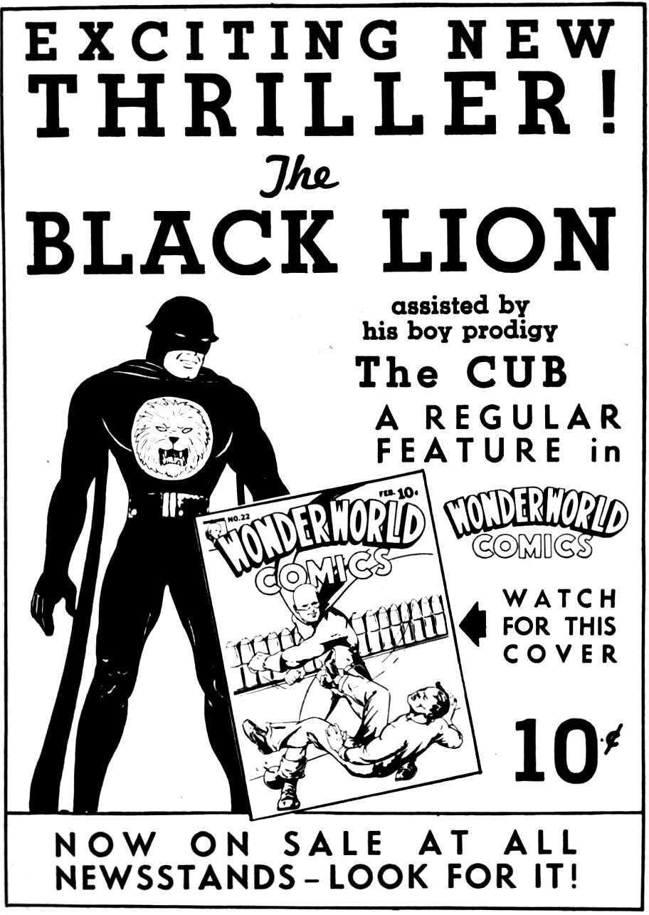 Comic Book Cover For Black Lion & Cub Compendium