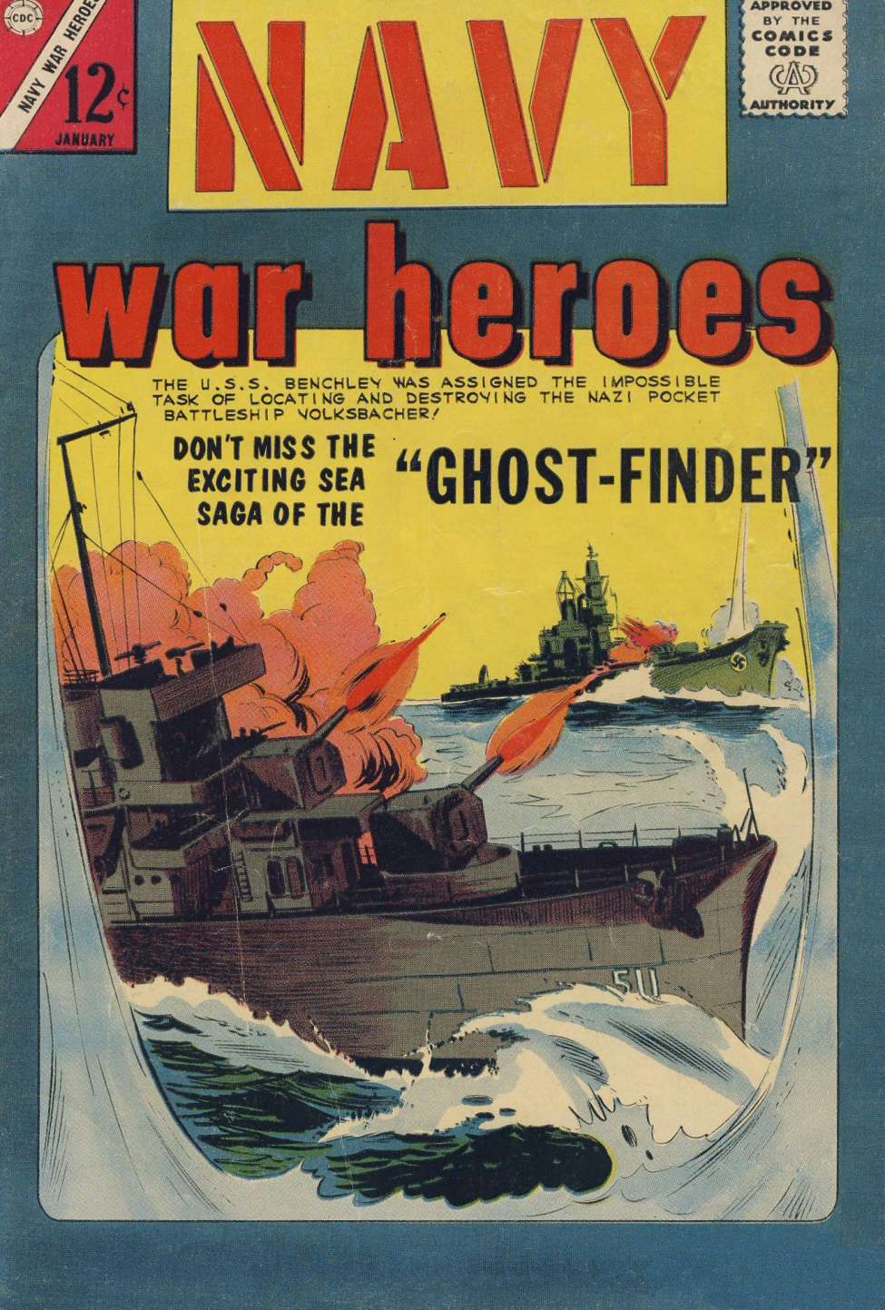 Comic Book Cover For Navy War Heroes 6