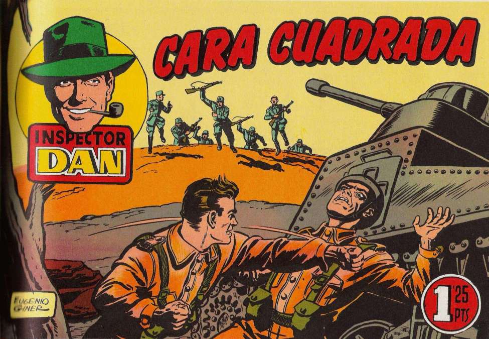 Comic Book Cover For Inspector Dan 38 - Cara Cuadrada