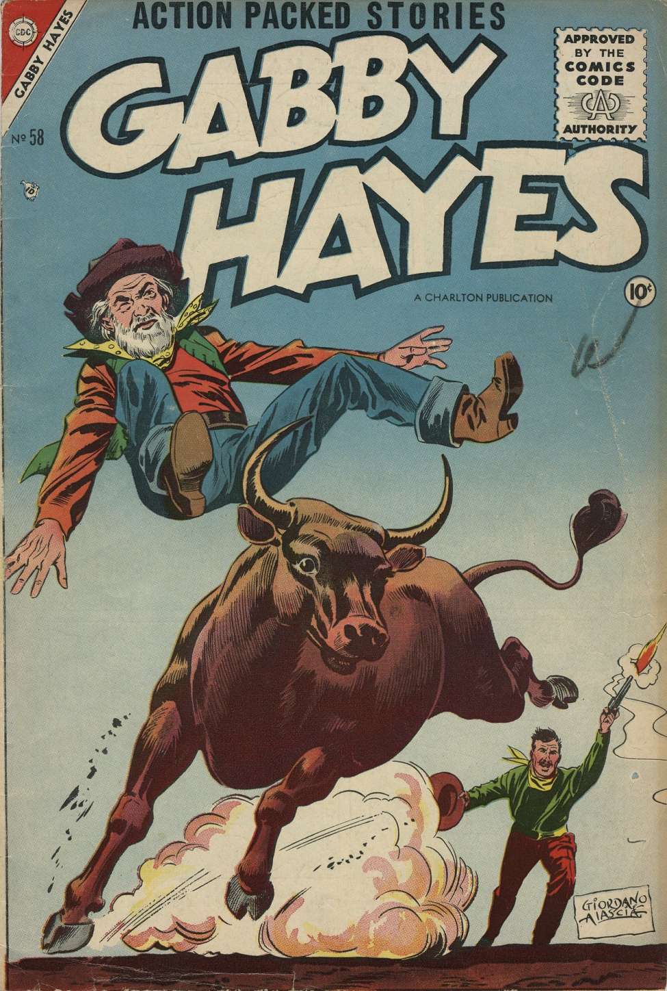 Comic Book Cover For Gabby Hayes 58