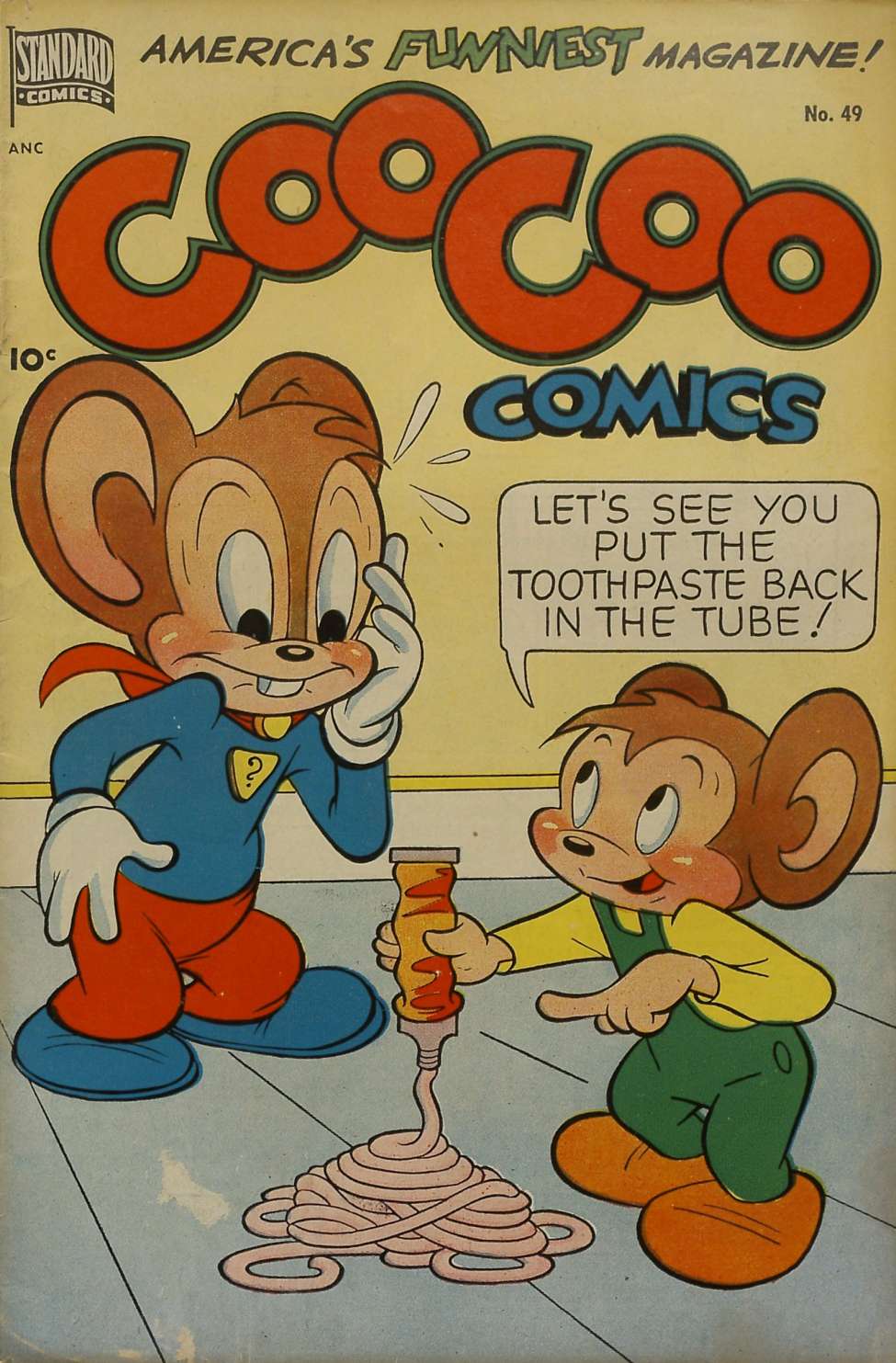 Comic Book Cover For Coo Coo Comics 49