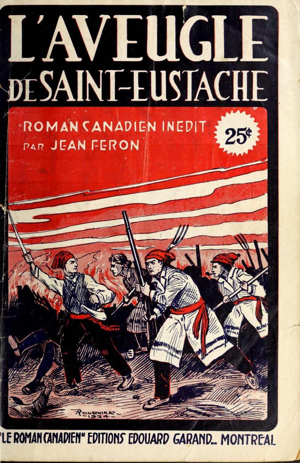 Comic Book Cover For Le Roman Canadien 10 - L’aveugle de Saint-Eustache